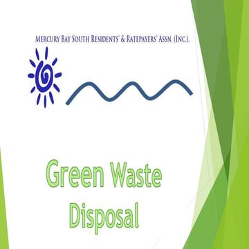 Cooks Beach Green Waste Disposal Presentation