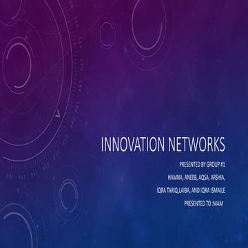 innovation networks