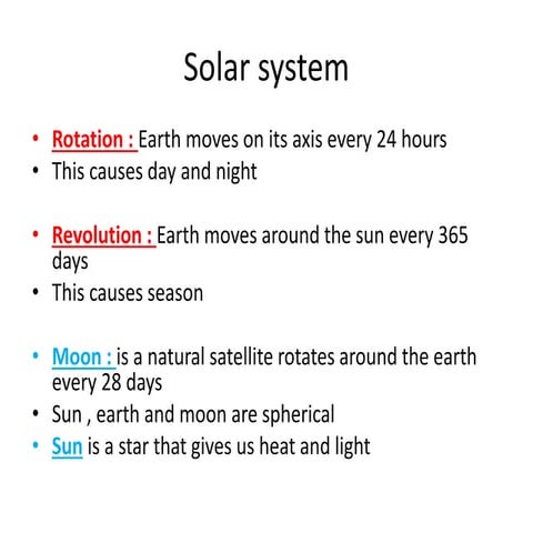 solar system part 1 