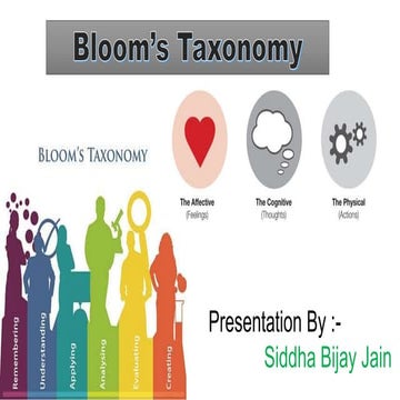 Bloom's Taxonomy