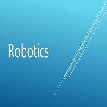 Robotics | PPTX