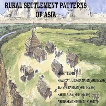 Rural Settlement Of Asia
