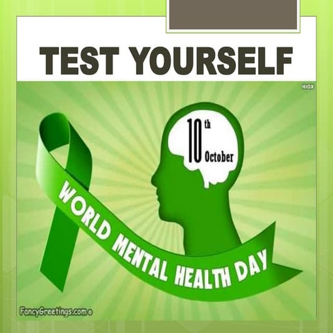 Know your Mental Health