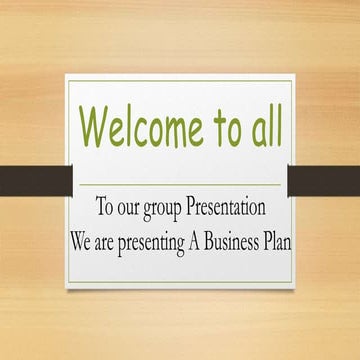 Business Plan (Coffee Shop) presentation