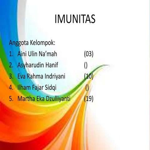 BIOLOGI "Sistem Imunitas"