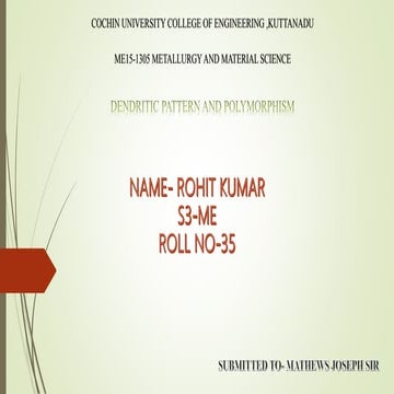 Dendrites and polymorphism