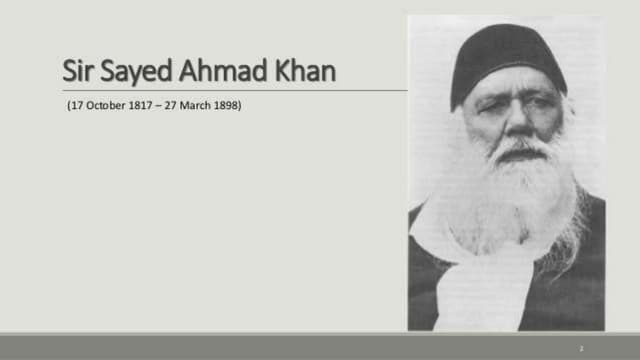 Sir syed ahmad khan(new) | PPTX