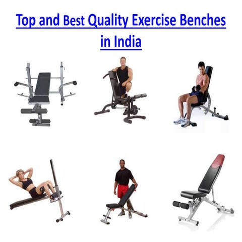 Top and Best Quality Exercise Benches in India 