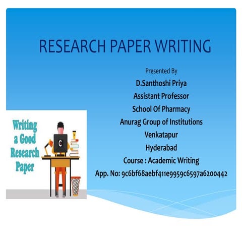 Research Paper Writing | PPTX | Educational Assessment | Education