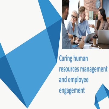 Kahn's work model which is under the employee engagement | PPTX