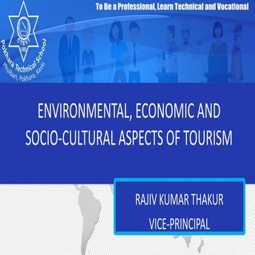 Economic, Environmental & Socio-cultural Significance of Tourism