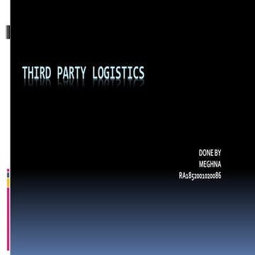 third party logistics