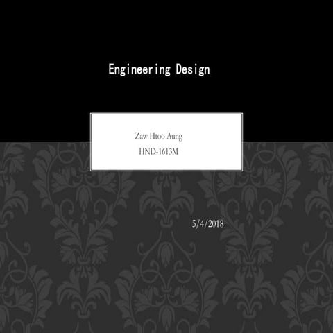 Engineering Design | PPTX