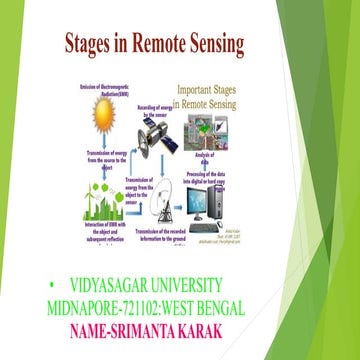 STAGES OF REMOTE SENSING.