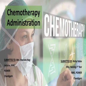 chemotherapy administration