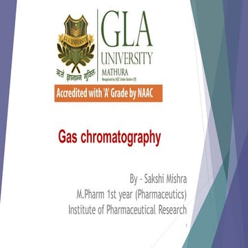Gas-liquid chromatography