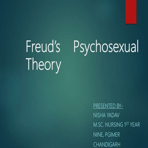 Freud's psychosexual theory