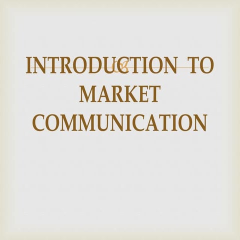 Integrated MArketing Communication