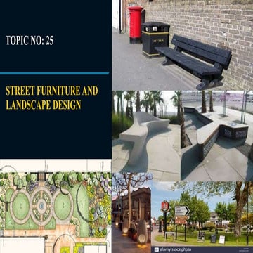  street furniture and landscape design