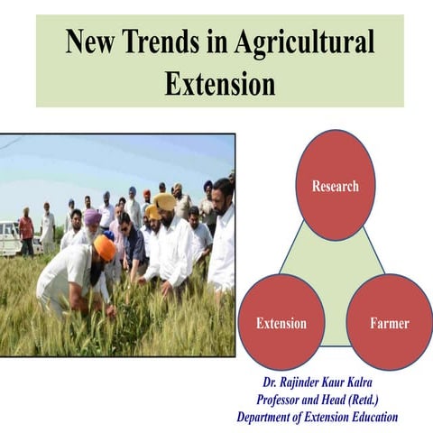  New trends in extension