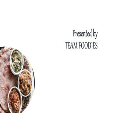 Traditional food presentation | PPT