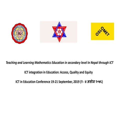 Teaching and Learning Mathematics Education in secondary level In Nepal throu...