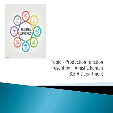Production function ppt .