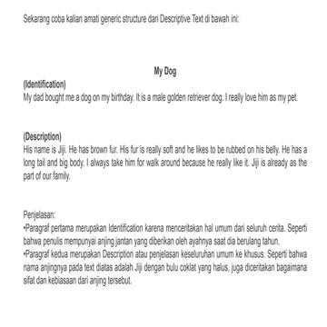 Comprehensive Guide to Writing Descriptive Texts with Examples for 7 ...