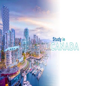 Study in Canada A Guide for International Students | PDF
