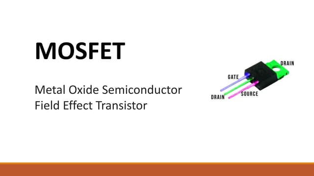Basics of MOSFET