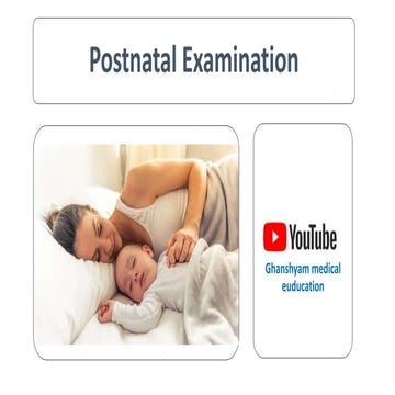 Postnatal Examination | Postnatal Assessment