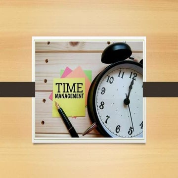 Time Management Power Point Presentation Pptx