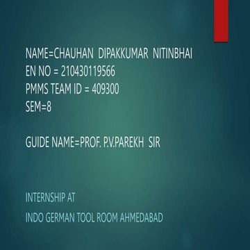 Power point Presentation on AutoCAD And NX software