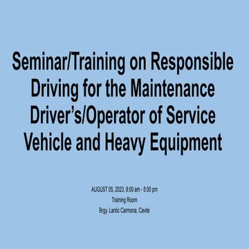Seminar/Training on Responsible Driving_1.pptx