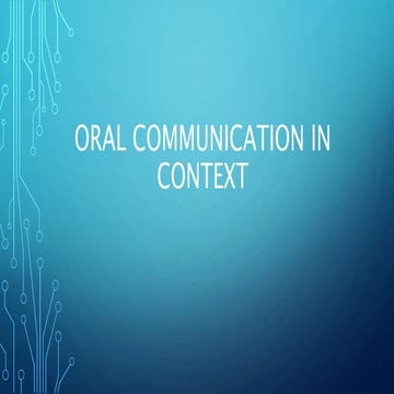 TYPES OF SPEECH STYLE in Oral Communication | PPTX