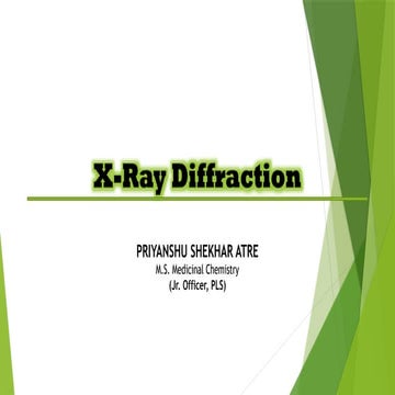 x ray diffraction and its application in pharma industry