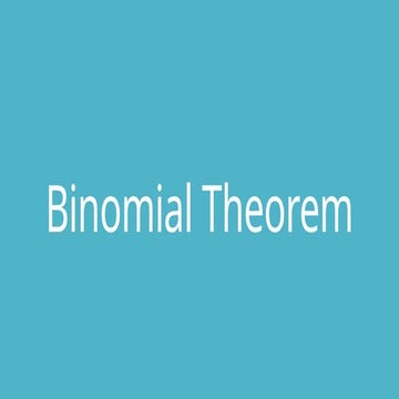 Binomial theorem in number theorem of Discrete Mathematics