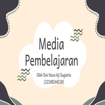 presentasi media pembelajarann oleh saya | PDF