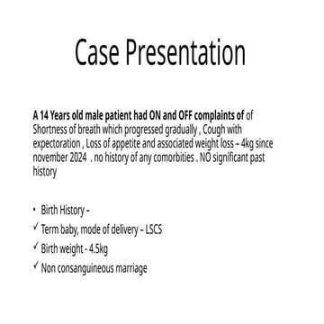 small vessel vasculitis case presentation