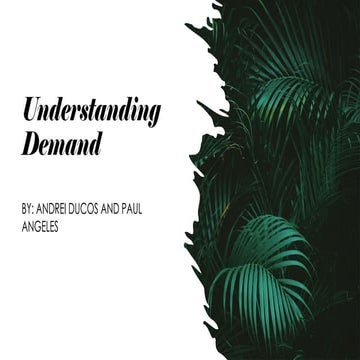 Presentation 1.pptx Understanding Demand