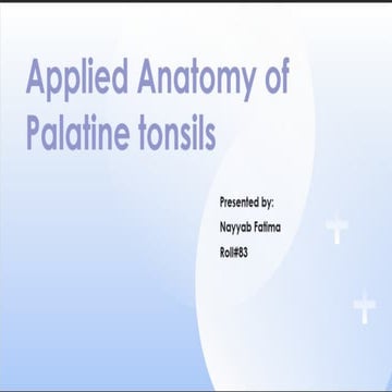 Anatomy and histology of the palatine tonsils.pptx