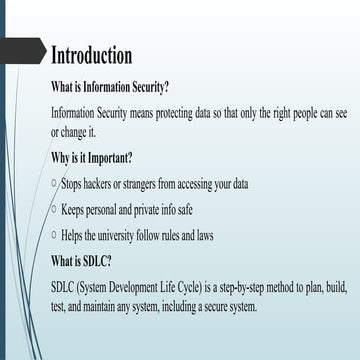 The security sdlc | PPT