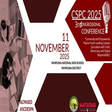 Presentation about making basic layout for programme