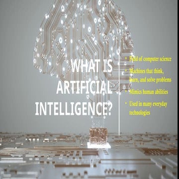 Presentation 1.pptx WHAT IS ARTIFICIAL INTELLIGENCE?