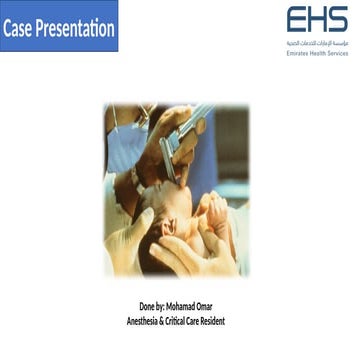 Presentation pediatric emergency and urgent intubation | PPTX