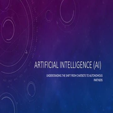 Artificial Intelligence : The Future of AI | PPT