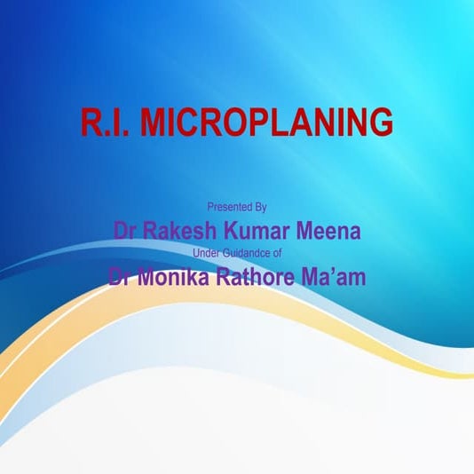 Microplanning | PPT