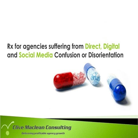 Rx For Agencies Suffereing From Digital, Direct, PR, And Social Media Confusi...