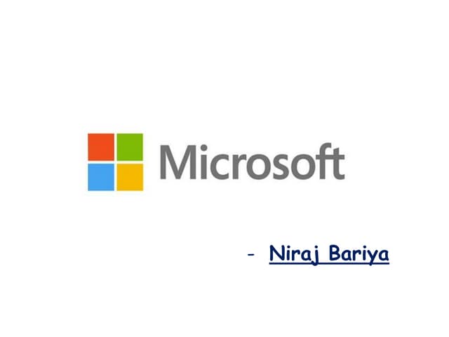 Windows operating system presentation
