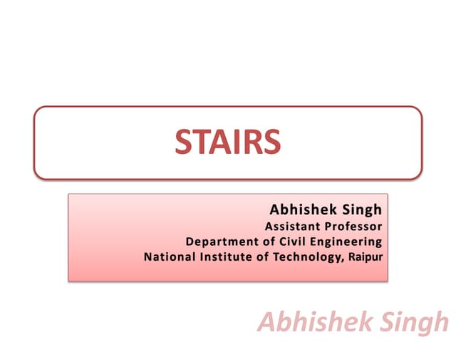 Types of Stairs